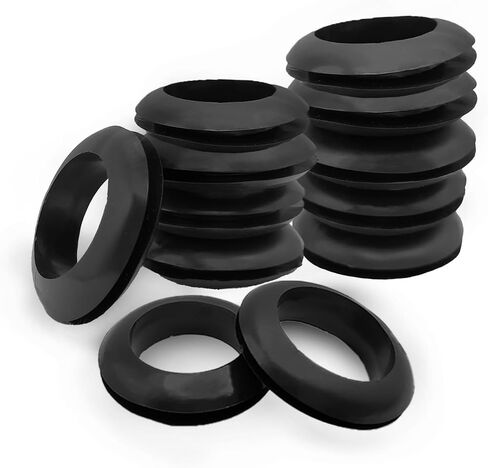 20 Pcs Rubber Grommets, 1-3/8 Inch ID Rubber Hole Grommet Rubber Wire Grommets for Wiring, Cables, Plugs(35mm) in Saudi Arabia
