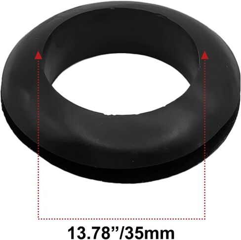 20 Pcs Rubber Grommets, 1-3/8 Inch ID Rubber Hole Grommet Rubber Wire Grommets for Wiring, Cables, Plugs(35mm) in Saudi Arabia