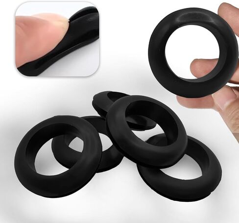 20 Pcs Rubber Grommets, 1-3/8 Inch ID Rubber Hole Grommet Rubber Wire Grommets for Wiring, Cables, Plugs(35mm) in Saudi Arabia