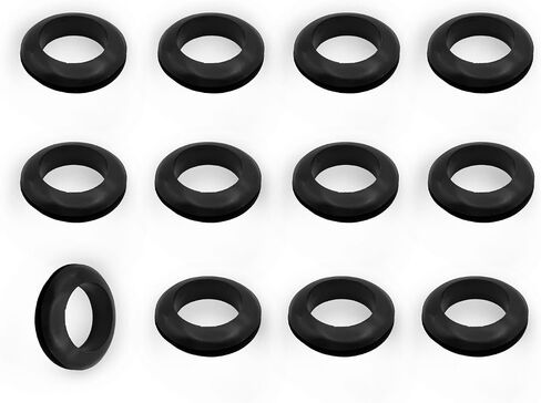 20 Pcs Rubber Grommets, 1-3/8 Inch ID Rubber Hole Grommet Rubber Wire Grommets for Wiring, Cables, Plugs(35mm) in Saudi Arabia