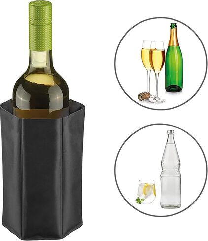 Wine Cooler Sleeve Reusable Wine Bottle Cooler Flexible Wine Ice Pack Sleeve Keep Wine Cool Refreshing for Standard Size Bottles for Red Wine, White Wine Champagne Wine Cooler Wine Chilling Sleeves in Kuwait
