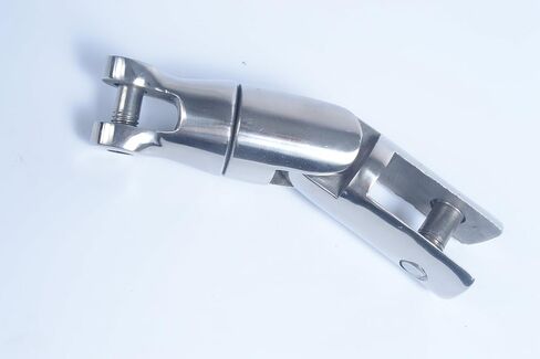 Amarine Made AISI 316 الفولاذ المقاوم للصدأ مركبة بحرية مرساة موصل دوار مزدوج لسلسلة 3/8 بوصة، 1/2 بوصة in Saudi Arabia