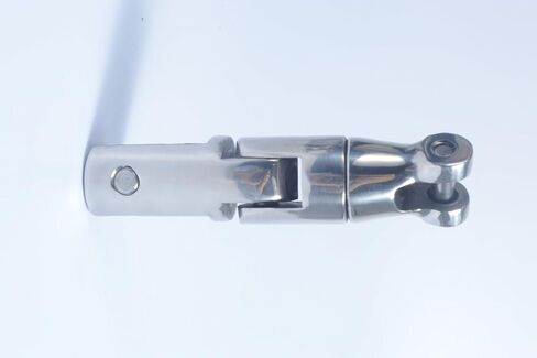 Amarine Made AISI 316 الفولاذ المقاوم للصدأ مركبة بحرية مرساة موصل دوار مزدوج لسلسلة 3/8 بوصة، 1/2 بوصة in Saudi Arabia
