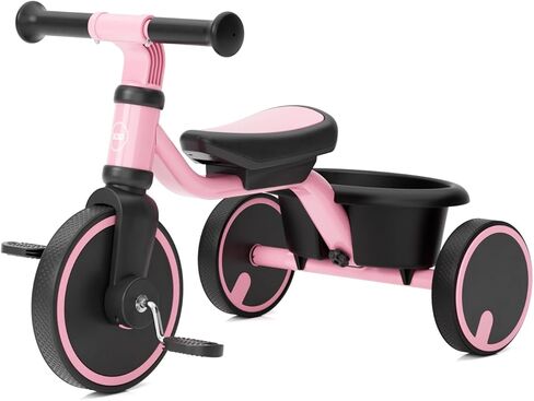 XJD Kids Tricycles for 1 to 3 Years Old, Toddler Tricycle Kids Trikes Tricycle for 2-3 Year Olds, Toddler Bike with PU Wheels, Adjustable Seat, Storage Basket, present Toys for Boy & Girl (Pink) in Saudi Arabia