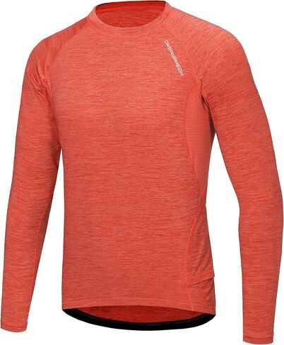 Men's Long Sleeve Cycling Jerseys Lightweight Quick Dry Stretch Shirts for Running Hiking in Saudi Arabia