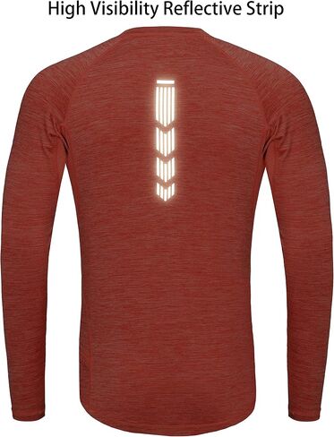 Men's Long Sleeve Cycling Jerseys Lightweight Quick Dry Stretch Shirts for Running Hiking in Saudi Arabia
