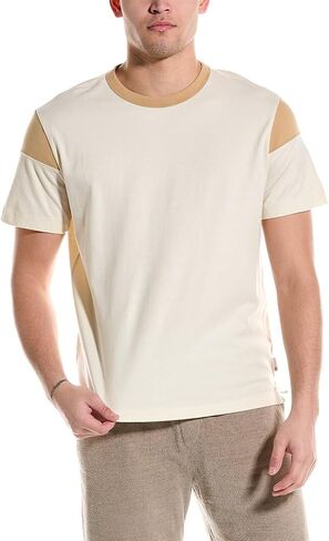 AG Adriano Goldschmied Men's Beckham Color Block Crew in Saudi Arabia