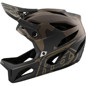 Troy Lee Designs Stage Adult Mountain Bike Downhill Enduro Helmet W/MIPS, Stealth Camo Olive, X-Large/XX-Large
