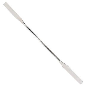 IMS IMS-SQRD4-7 Lab Micro Double Ended Spatula Square/Round End (Flat Ends 50mm x 9mm), 7" L, Stainless Steel, 4 Piece