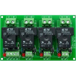 لوحة وحدة مرحل الطاقة 12 فولت سلبية 4 SPST-NO 30 أمبير من CZH-Labs. in Kuwait