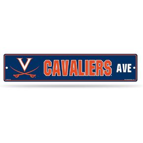 Rico Industries NCAA Virginia Cavaliers Street Sign, 5 x 24-inches