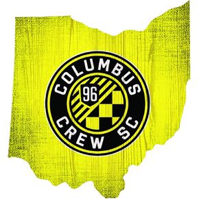MLS Columbus Crew Unisex Columbus Crew Team Color Logo State Sign, Team Color, One Size