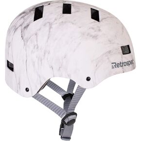 Retrospec Dakota Bicycle / Skateboard Helmet for Adults - Commuter, Bike, Skate, Scooter, Longboard & Incline Skating - Impact Resistant & Premium Ventilation- Matte Marble