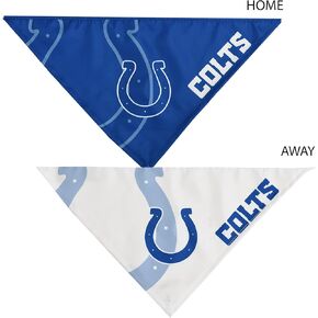 Littlearth Unisex-Adult NFL Indianapolis Colts Home and Away Pet Bandana Set, Team Color, Large