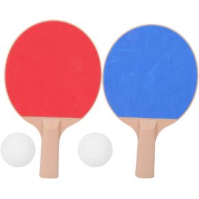 Keenso Children Table Tennis Paddle, Plastic Elasticity Racket Kids Paddle Outdoor Sport Table Tennis Practice Bat Kit