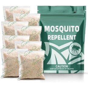 Mosquito Repellent for Patio, Mosquitoes Repellent Indoor for Room, Mosquito Repellents for Yard/Camping, Mosquito Deterrent, Keep Mosquito Away, Control Mosquito Repel Ticks Gnats-8 Pouches
