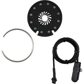 Ebike Accessories KT D12L PAS Pedal Assist Sensor Electric Bike SM/Waterproof Connector 12 Magnets Easy to Install and Removable for KunTeng Retrofit Kit Parts