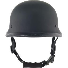 German Novelty Flat Black Motorcycle Half Helmet Cruiser Biker S,M,L,XL,XXL