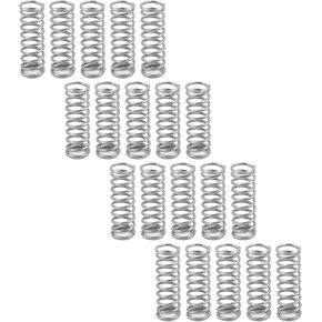 20pcs Compression Spring Stainless Steel Extension Spring Free Length 1.97" Small Springs for Mechanical Devices, Electrical Appliances (1.2×10×30mm) in Saudi Arabia