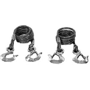 Blue Ox BX88197 Safety Cable Kit, Class IV, 10,000lb, 7 ft.
