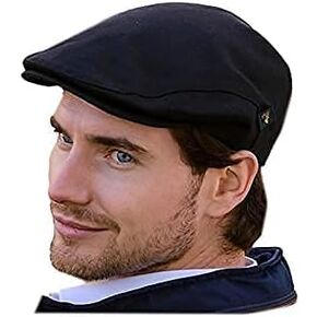 قبعة موكروس من الكتان الأيرلندي لموزع الصحف باللون الأسود in Kuwait