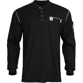 FR Shirts for Men CAT2/HRC2 Flame Resistant Shirts 6.5oz Light Weight Long Sleeve Fire Retardant Shirts in Kuwait