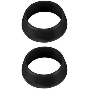 2Pcs Black Silicon Ring Dust Covers Waterproof Road Bike Seat Post Dust Covers Multipurpose High Elasticity Useful Corrosion Resistant Seats and Saddles Parts and Components