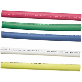 Ancor 304506 Marine Grade Electrical Heat Activated Adhesive Lined Shrink Tubing Kit (3/8-Inch Diameter, 6-Inches Long, Assorted Colors, 5-Pack)