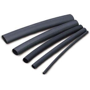 Ancor 306106 Marine Grade Electrical Adhesive Lined Heat Shrink Tubing (3/4-Inch Diameter, 6-Inches Long, Black, 4-Pack)