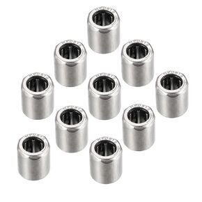 10pcs HF0612 Needle Roller Bearings - [6mm Bore Dia x 10mm OD x 12mm Width] One Way for Agricultural Equipment Use, with Steel Cage