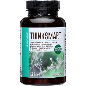 365 by Whole Foods Market, Think Smart with Ginkgo Biloba, 120 Capsules