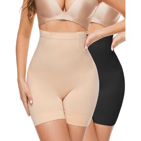 YADIFEN Shapewear Shorts Tummy Control Shapewear Invisible Shaping Shorts High Waisted Body Shaper Shorts Under Dress