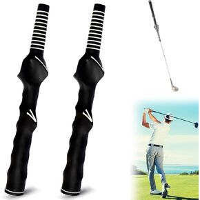 Right-Hand Golf Training Grips Golf Swing Training Grips Golf Club Rubber Grip Golf Swing Trainer Practice Teaching Aids Golf Swing Trainer Accessories for Teenager Adult and Beginner