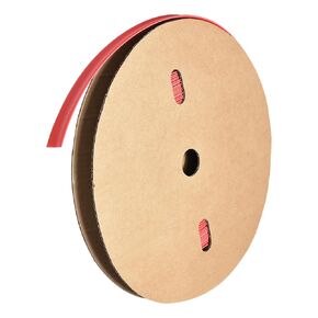 MECCANIXITY Heat Shrink Tubing, 3:1 Ratio 1/2 Inch Diameter 50ft Adhesive Lined Dual Wall Heat Shrink Tube Waterproof Sealed Red