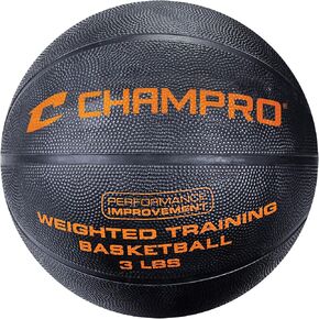 Champro Weighted Basketball (Black, Regulation/3-Pound)