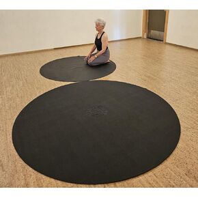 Circle Round 5' 6' TAI-CHI YIN-YANG Yoga Mat Meditation Pilates