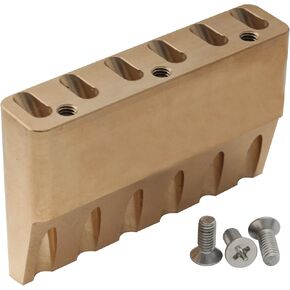 Musiclily Ultra 54mm String Spacing 42mm Depth Full Solid Brass Block for Gotoh 510T Series Tremolo Bridge