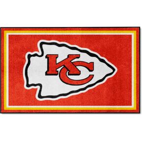 FANMATS 6586 Kansas City Chiefs 4ft. x 6ft. Plush Area Rug