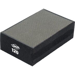 QEP 10047 120 Medium Grit Diamond Sanding Block, 120-Grit, Black