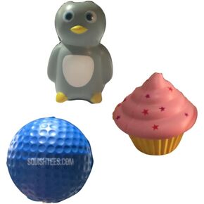 Golf tee Variety Pack- Penguin, Polar Bear and Cupcake Foam Golf tees That Have Insertion for Traditional Golf tees. Used While Playing and Practicing Golf. Make Golf Fun!