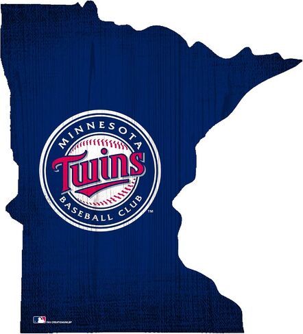لافتة شعار فريق مينيسوتا توينز MLB Minnesota Twins للجنسين من Fan Creations، لون الفريق، مقاس واحد in Saudi Arabia