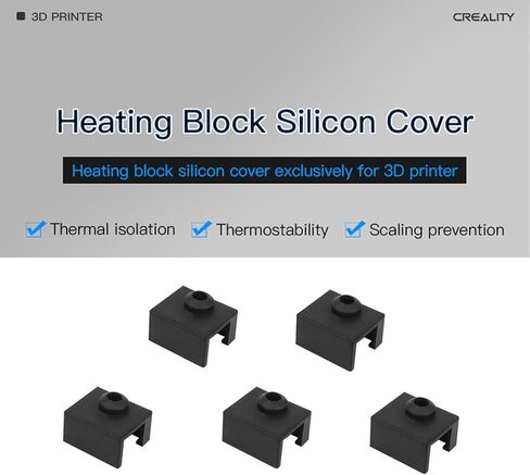 Creality Original Ender 3 S1 18Pcs Nozzle and Silicone Sock, 5pcs Silicone Sock, 8pcs 0.4mm Nozzle, 2pcs 0.3/0.5/0.6/0.8/1.0mm Nozzle, 1pcs Nozzle Wrench, for Ender 3 S1/Ender 3 S1 Pro/Ender 3 S1 Plus in Kuwait