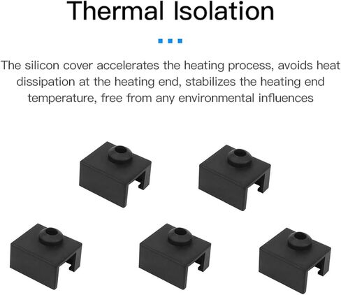 Creality Original Ender 3 S1 18Pcs Nozzle and Silicone Sock, 5pcs Silicone Sock, 8pcs 0.4mm Nozzle, 2pcs 0.3/0.5/0.6/0.8/1.0mm Nozzle, 1pcs Nozzle Wrench, for Ender 3 S1/Ender 3 S1 Pro/Ender 3 S1 Plus in Kuwait