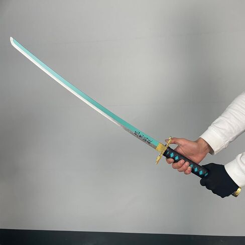 Demon Slayer Sword 40 Inch Tokitou Muichirou Real Metal Cosplay Anime Sword Katana Collection Gift in Saudi Arabia