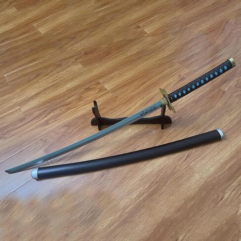 Demon Slayer Sword 40 Inch Tokitou Muichirou Real Metal Cosplay Anime Sword Katana Collection Gift in Saudi Arabia