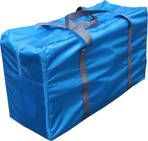 100L Travel Duffle Bag for Men,Kayak Storage Carry Bag Waterproof Lightweight Nylon Large Luggage Bag for Travelling,Moving, Camping, Christmas Decorations Storage (Blue) in Saudi Arabia