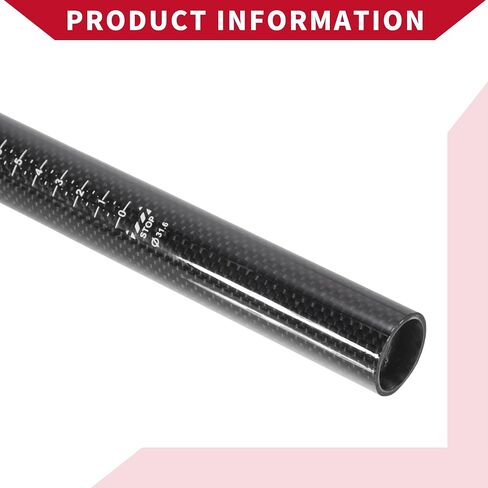 Bicycle Seat Post / Outer Bike Seatpost Bicycle Seat Tube for Bicycle / Durable Carbon Fiber / 1 Pcs 3K Gloss Black in Saudi Arabia