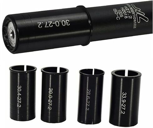 Seatpost Shim مقعد آخر أنبوب كم محول 27.2 مللي متر إلى 28.6 مللي متر/30.0 مللي متر/30.4 مللي متر/31.6 مللي متر للدراجات الجبلية ، دراجة الطريق ، MTB ، BMX ، Fixie Gear in Kuwait