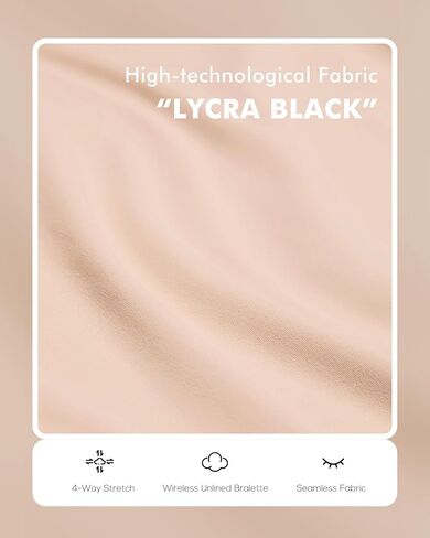 DELIMIRA Women's Natrelax Plus Size Wireless Bralette V Neck - Full Coverage Seamless Tshirt Bras Unlined Bra Wide Straps in Kuwait