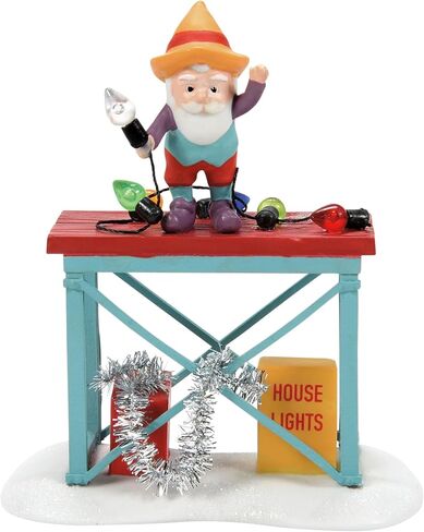 Department 56 North Pole Village Accessories Time to Decorate Figurine, 3.6 Inch, Multicolor in Saudi Arabia